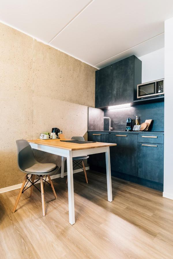 Modernes Stadt-Apartement Mitte Bielefeld Buitenkant foto